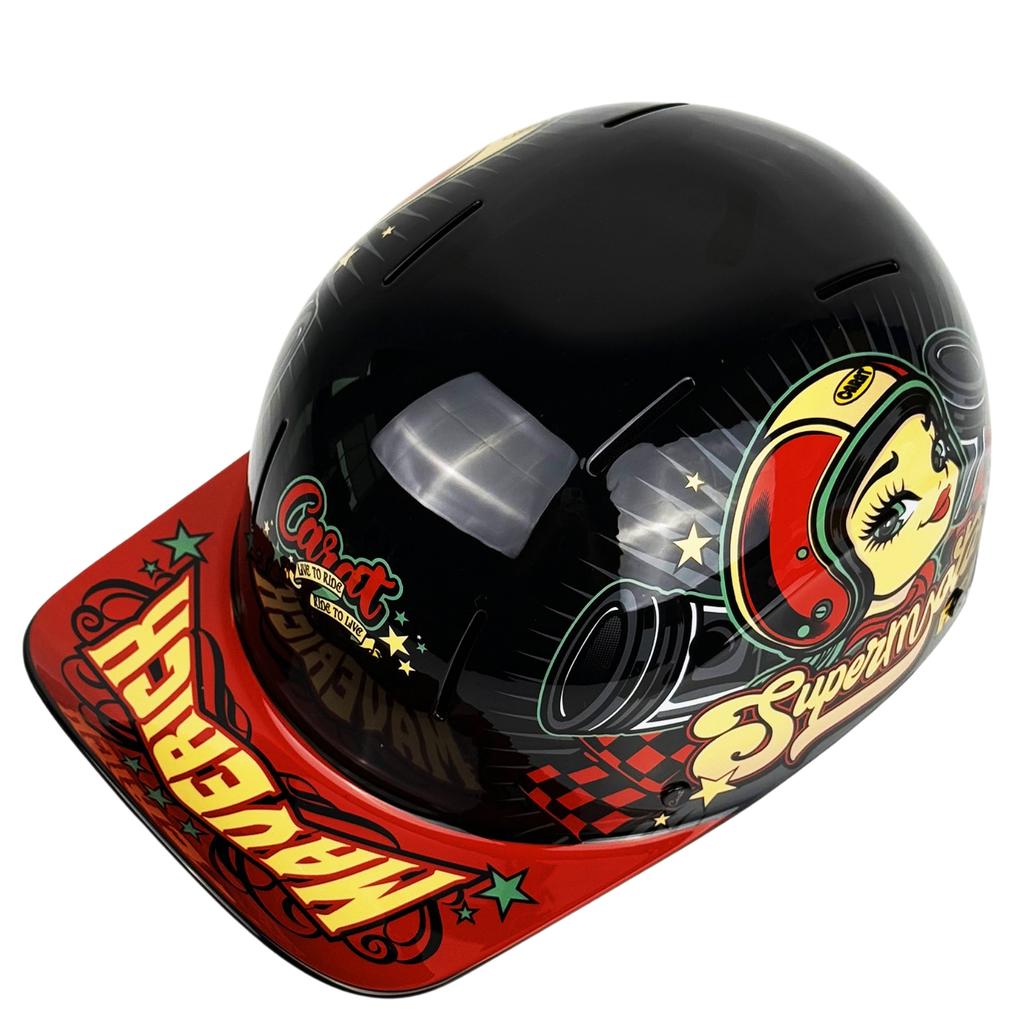 NEW Motorcycle Vintage Retro Helmets Baseball cap helmet Men Women Adult Scooter Half Face Vintage Summer Cap