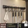 Shelf Wall-mounted Spice Storage Rack Kitchen Acceesories Rack Kitchen Knife Holder Hanging Hook Shelf Rack Organizer