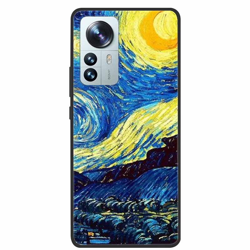 Чехол для телефона Xiaomi 12T Pro Чехол-крышка Лев Волк Черный Мягкий Силиконовый Чехол Для Xiaomi 12T Pro Задняя Крышка Чехол 12 T 12TPro Funda Capa