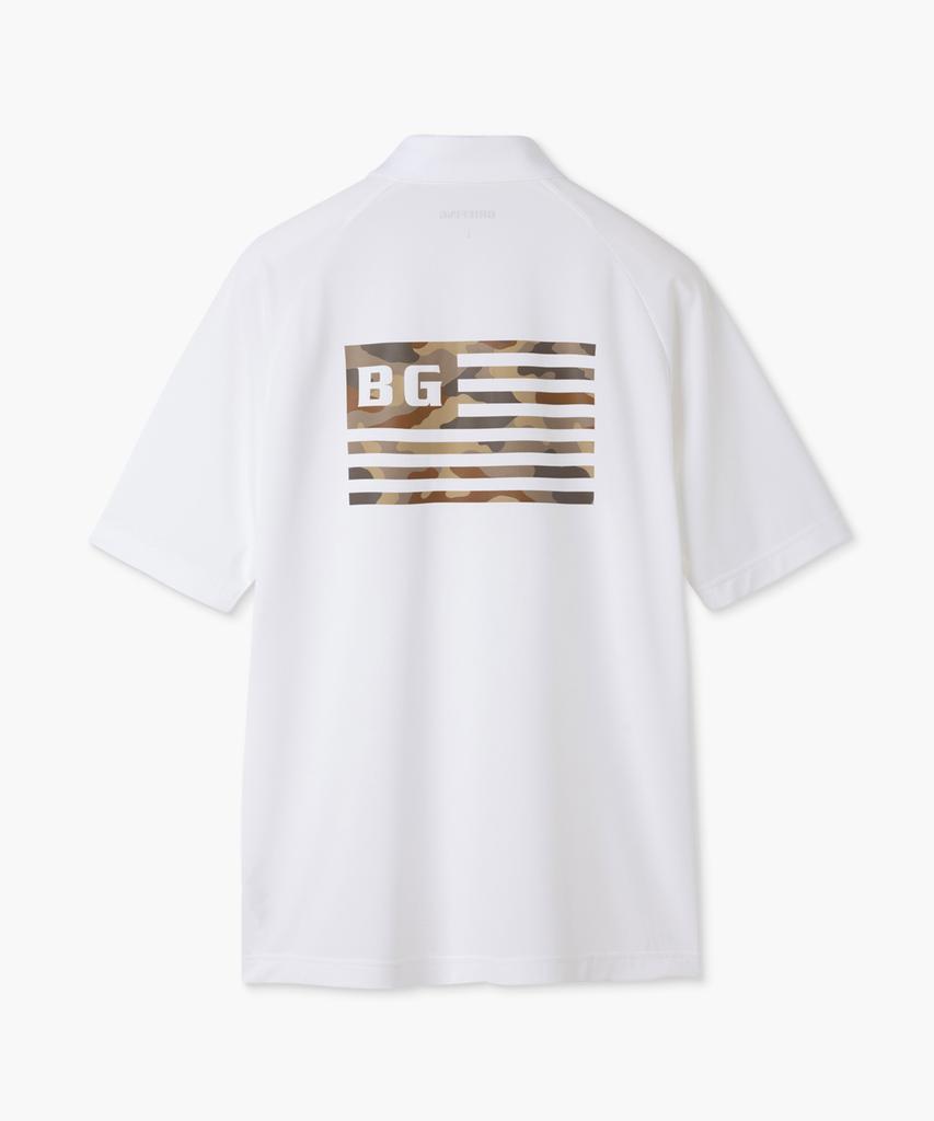 Beulipinggolpeu Men'S Flag Artwork Polo Shirt_White