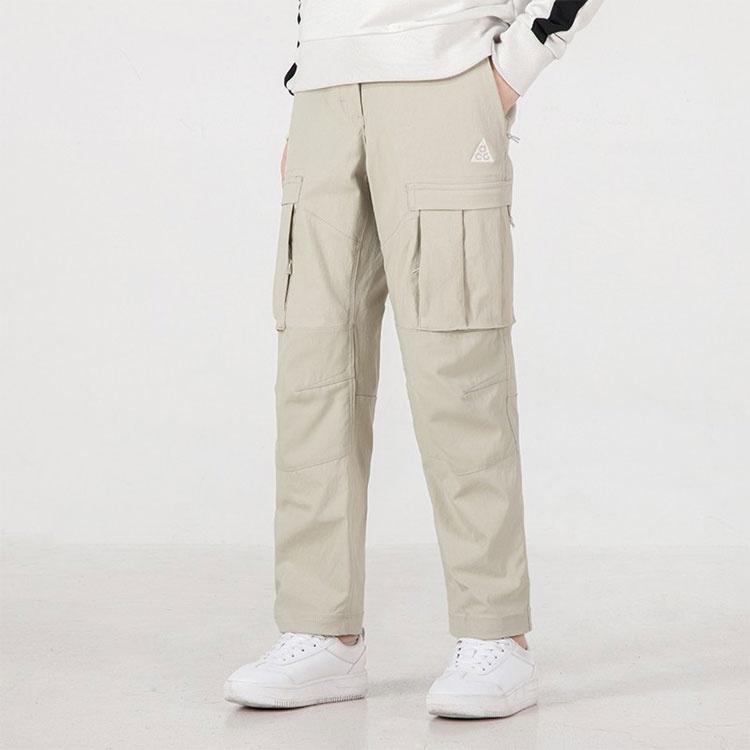 (WMNS) Женские повседневные брюки-карго Nike ACG с большим карманом, однотонные, белые, CV0618-145