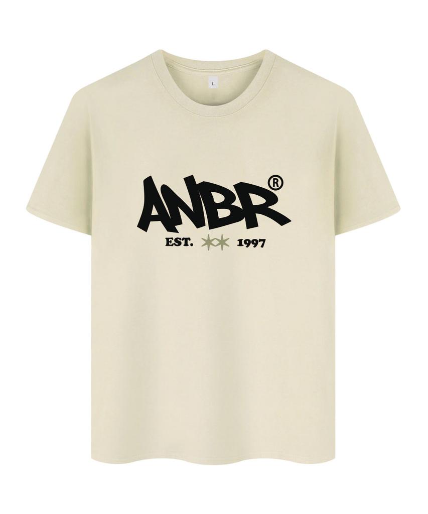 ANEWBROS Точка Звезда Свободная Короткий Рукав Футболка 10 Цветов [Anse_9603] (Тип)