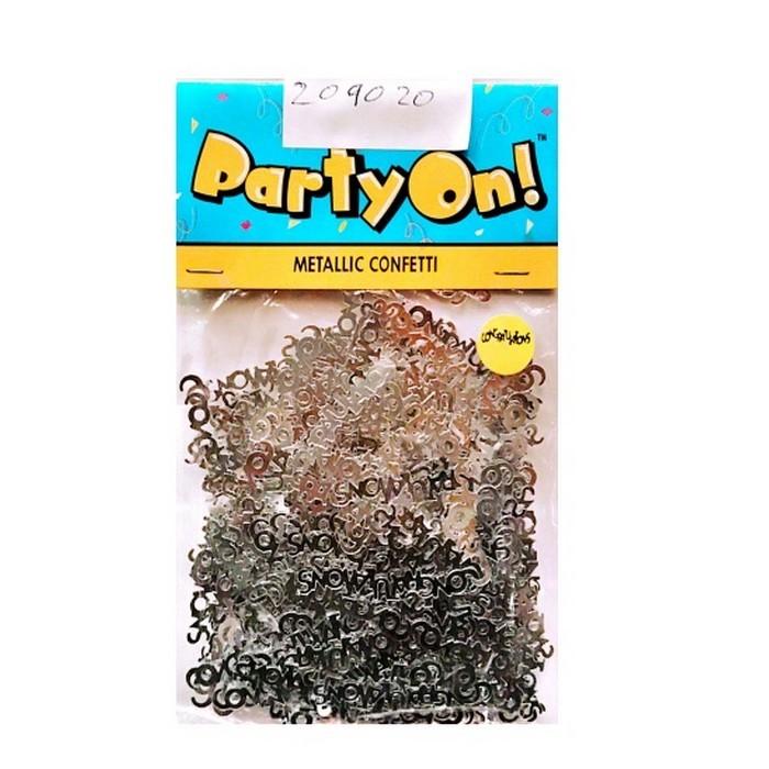 Время вечеринок! Металлические поздравления с конфетти