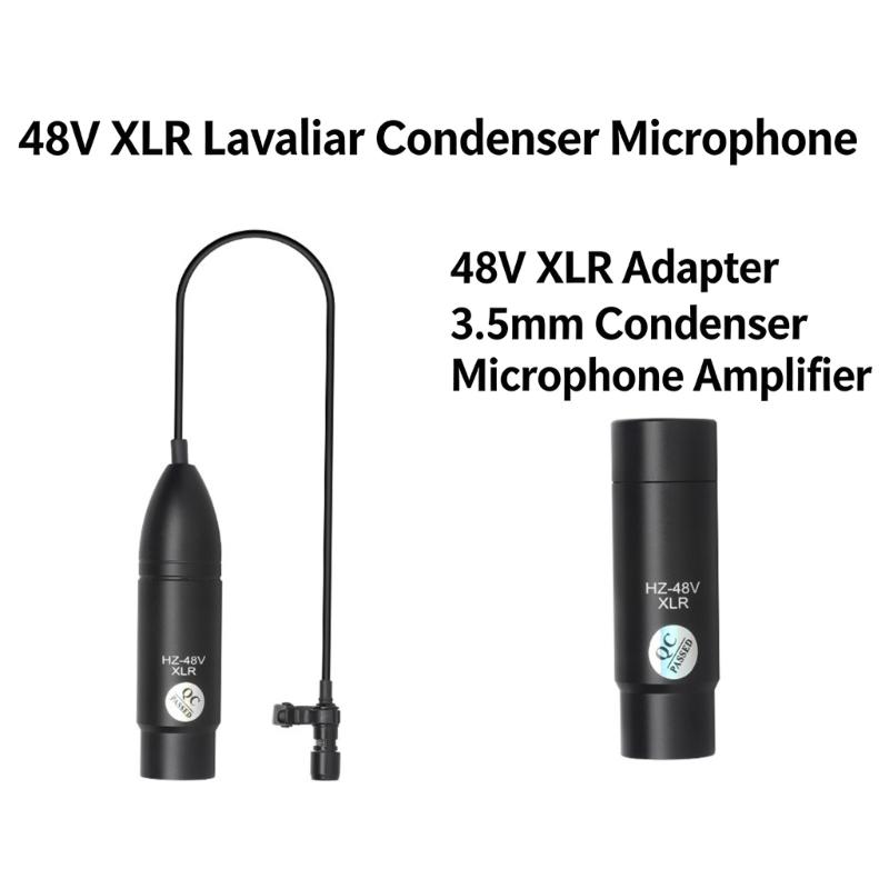 Прочный 48-вольтовый аудиоадаптер XLR на 3,5 мм со встроенными усилителями для подкастинга и вещания