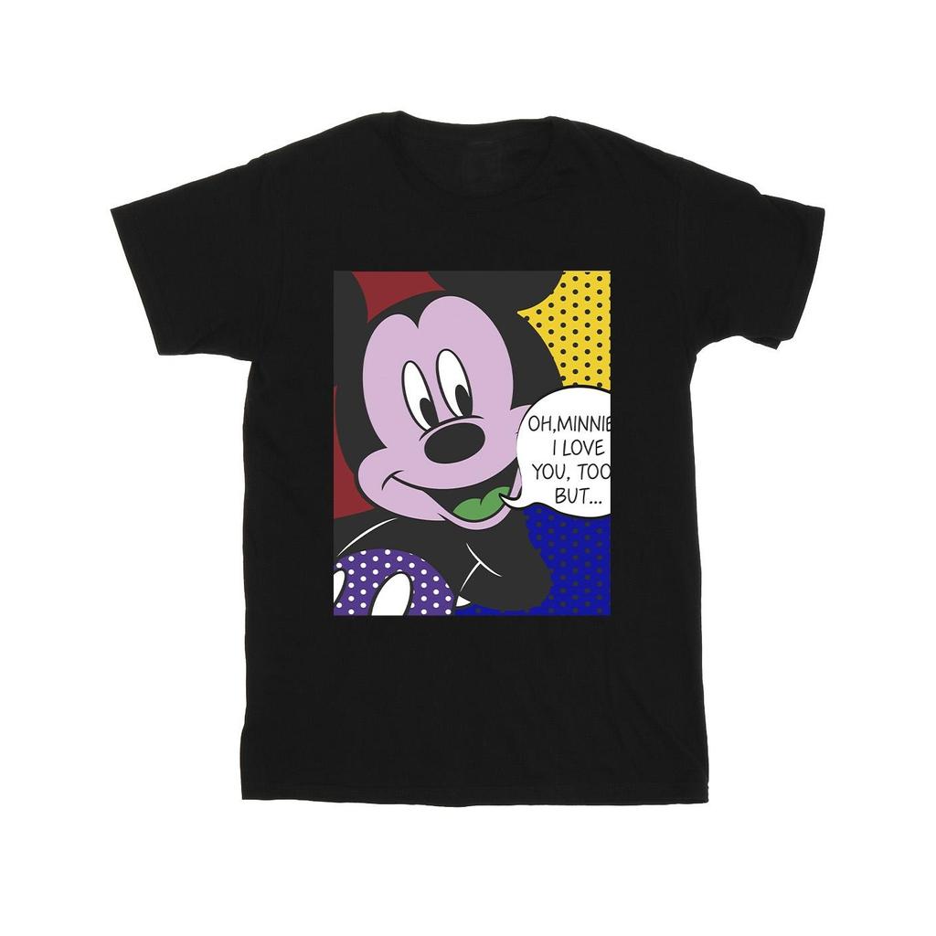 Disney Mens Mickey Mouse Oh Minnie Pop Art T-Shirt