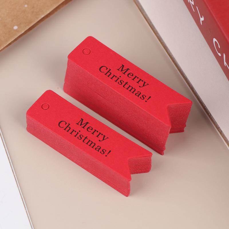 100 шт. Декоративные рождественские подвесные бирки; Идеально для персонализации праздничных подарков