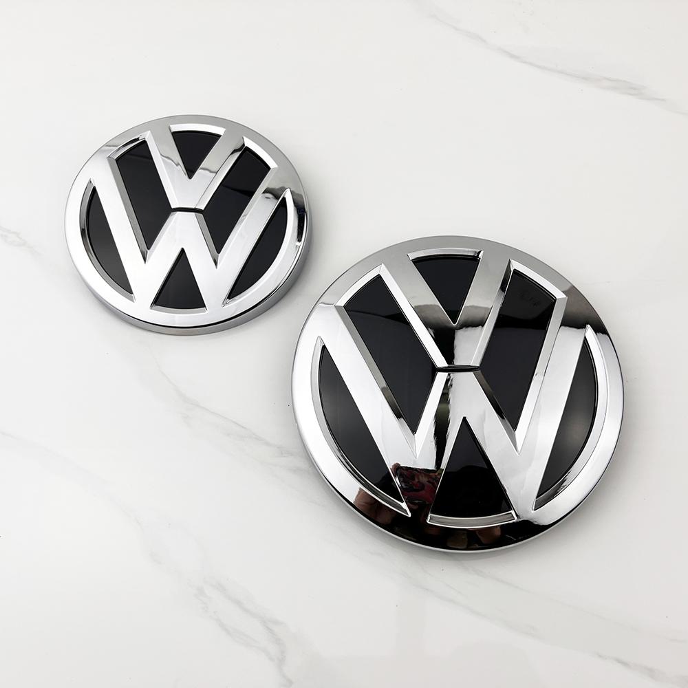 W1292Pcs VW 3D Car Cover Front Grille Badge For Volkswagen Golf 7.5 MK7.5 GTI GTD R Rline Rear Trunk Emblem Decals Accessories