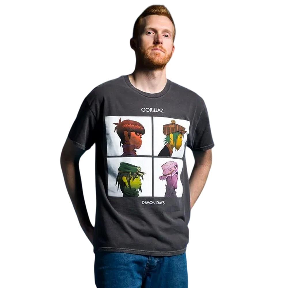 Gorillaz Unisex Adult Demon Days T-Shirt