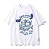 Летняя новинка 2026 года Дизайн Sanrio Мультяшный принт Чистый хлопок Свободный крой Дышащая женская футболка с коротким рукавом