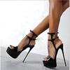 16CM Super High Heels Sandals, Party Sexy Dress Shoes, Women Thin Heels, Platform Pumps, Plus Size 34-46