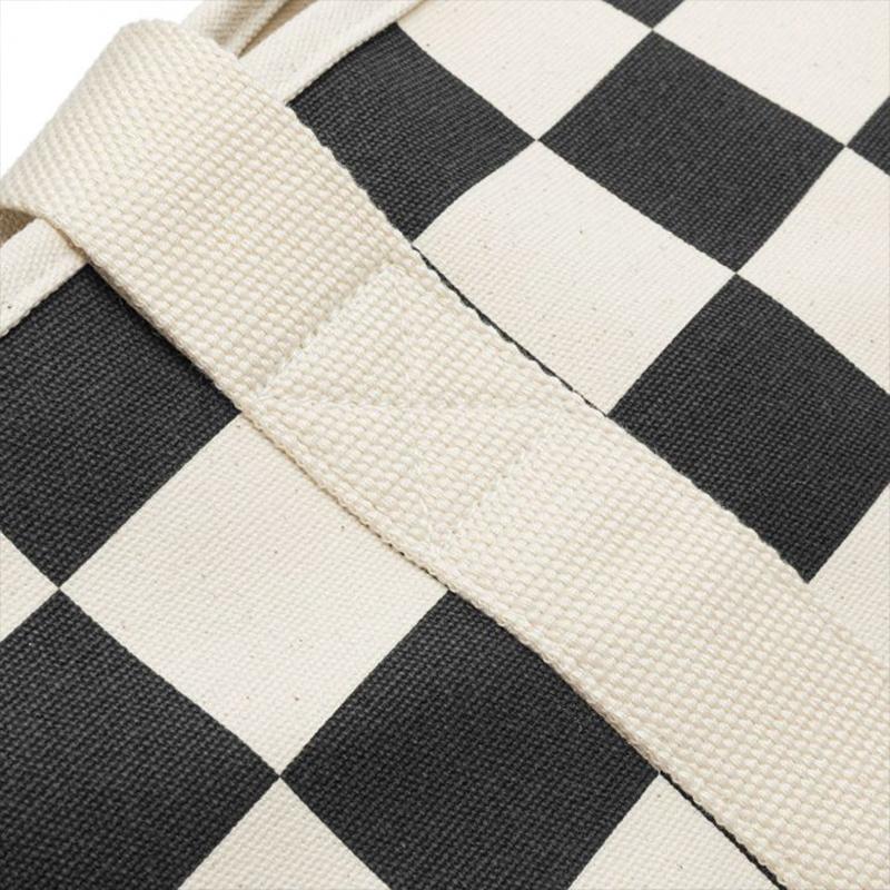 Vans Хлопковая сумка-тоут, Сумка для покупок, Сумка на плечо, Сумка ручная обычная унисекс черная белая Vans VN0A7PEQ3KS