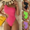 Bikini Women's Summer Sexy One Piece Swimsuit One Shoulder Women's Beachwear