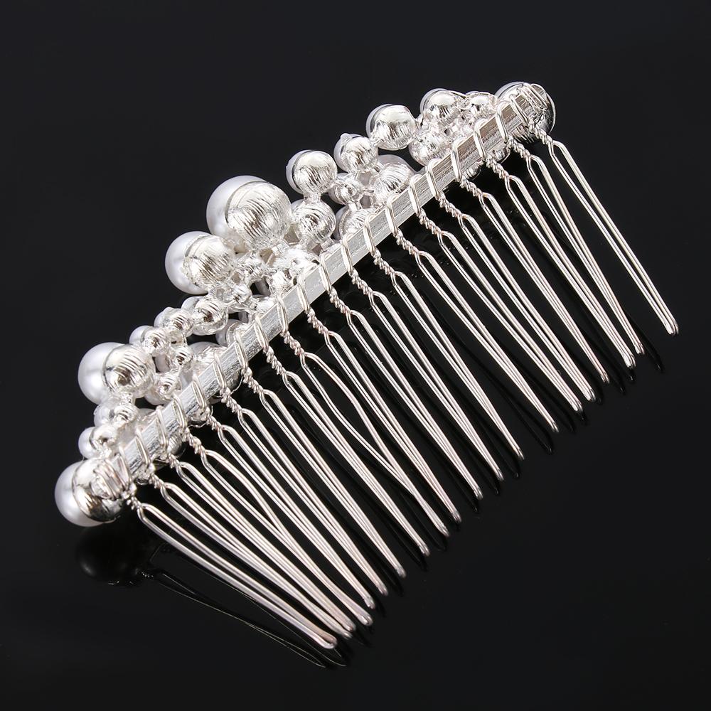 1 PC Women Jewelry Handmade Haircomb Bride Barrette Pearl Hairpin Hairwear Bridal Headpiece