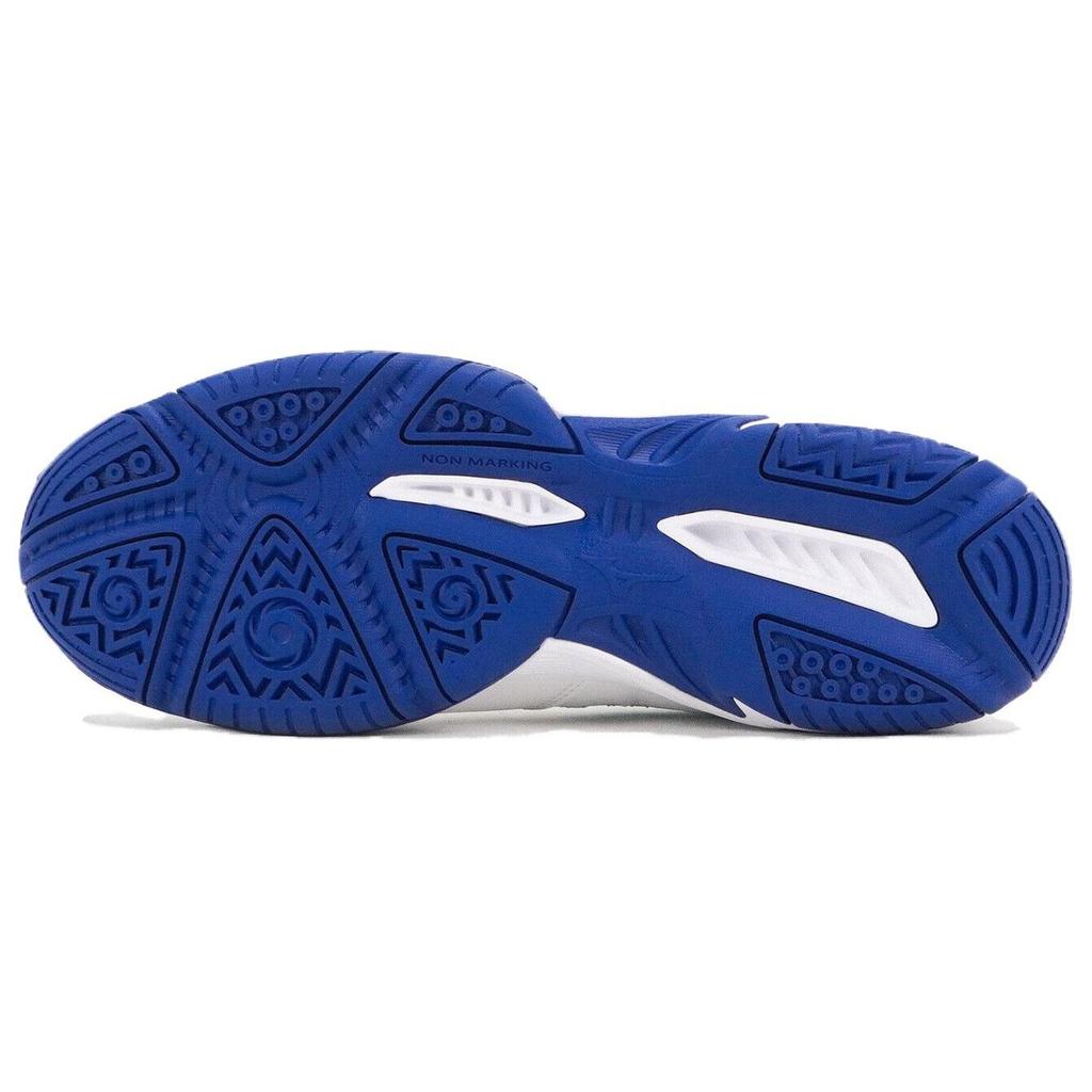 Mizuno Gate Sky Plus 2 Non-Slip Wear-Resistant Low-Top Badminton Shoes Unisex Shoes White Blue 71GA224025