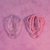Pink Chastity Cage Clip Sissy Ascetic Chastity Device Lightweight Rooster Cage Anti-cheating Urethral Chastity Device Sex Toy18+