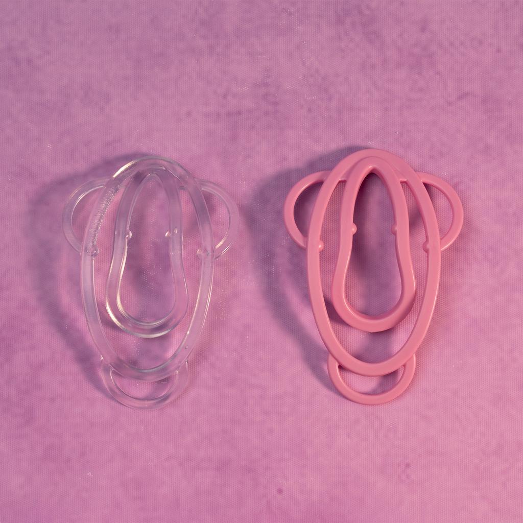 Pink Chastity Cage Clip Sissy Ascetic Chastity Device Lightweight Rooster Cage Anti-cheating Urethral Chastity Device Sex Toy18+