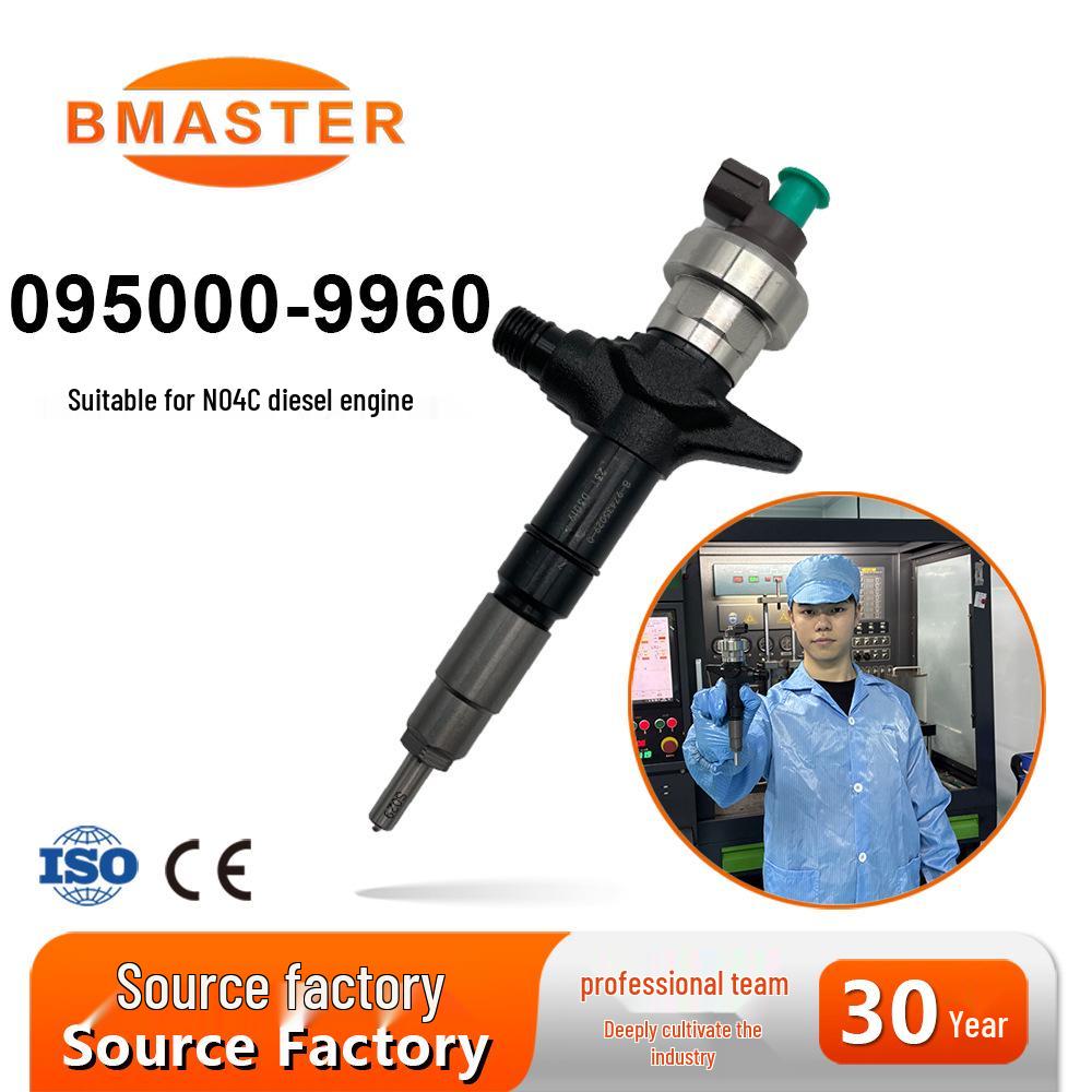 High Pressure Common Rail Injector 095000-9960 for 4JJ1 2.5D Engine