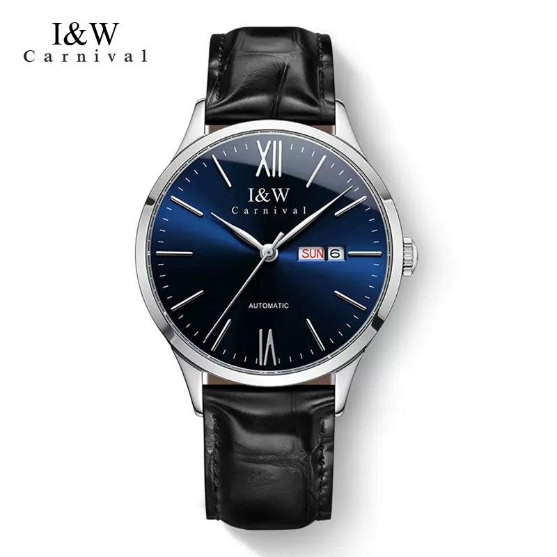 IW Top Brand Business Men's Automatic Mechanical Watches Miyota Movement Sapphire Waterproof Watch Men Relogio Masculino