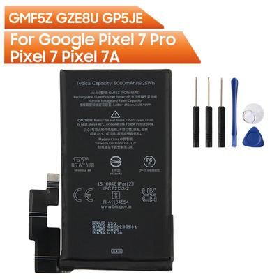 Сменный аккумулятор для телефона GMF5Z для Google Pixel 7 Pro GZE8U для Google Pixel 7 GP5JE для Google Pixel 7A