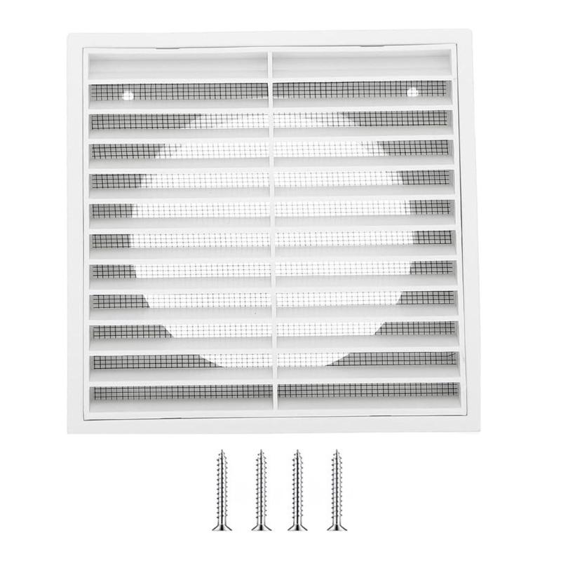 Square Plastic Air Vent Cover Ventilation Louver Grille for Home Improvement - Durable Home Vent Cover