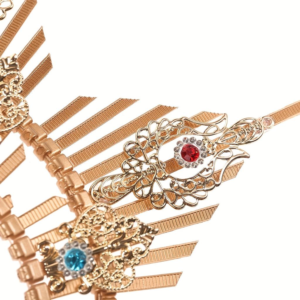 1Pcs Halo Crown Goddess Headband For Women, Halloween Party Costume Headpiece For Women Girls