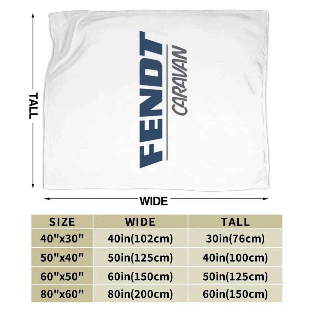 Одеяло Fendt Caravan, мягкое теплое фланелевое одеяло, плюшевое одеяло для кровати, гостиной, пикника, путешествия, домашнего дивана