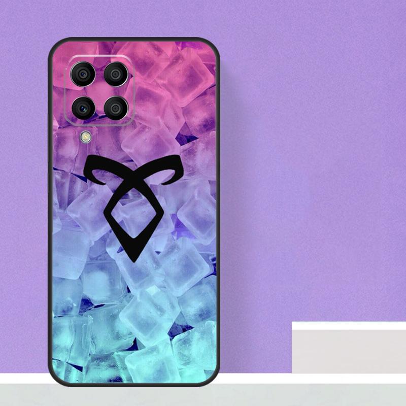 Логотип Shadowhunters Angelic Rune для Samsung Galaxy M12 M32 M52 M14 M34 M54 M21 M51 M31 M30s M20 M15 M55 M13 M33 M53 Чехол
