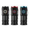 LED Flashlight Mini Pocket-Sized Torch High Lumens Multiple Lighting Modes Rechargeable Emergency