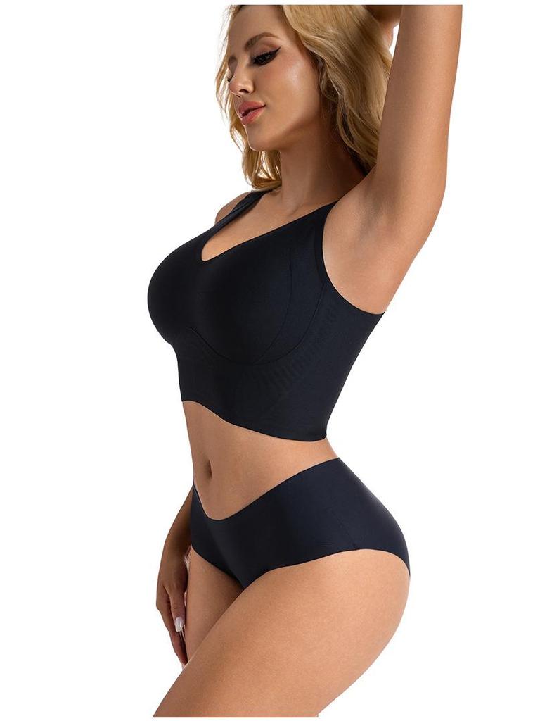 Бесшовный бюстгальтер-минимайзер большого размера с полной поддержкой, чашка DE