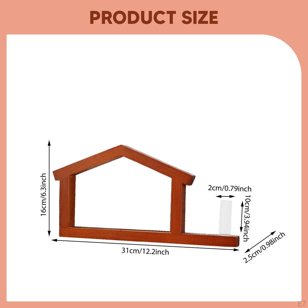 Wooden Outlet Cover Plate Frame Protector Wall Decor for Living Room