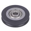 6*39*8Mm U Groove Over Line Wheel Rubber Wrapped Plastic Nylon Bearing Roller