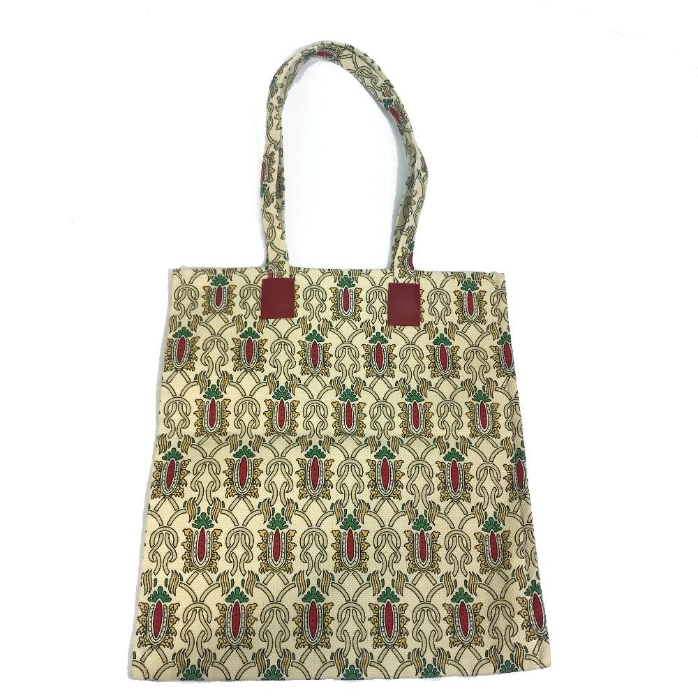 GUCCI Shoulder Bag Tote Bag Canvas Multicolore