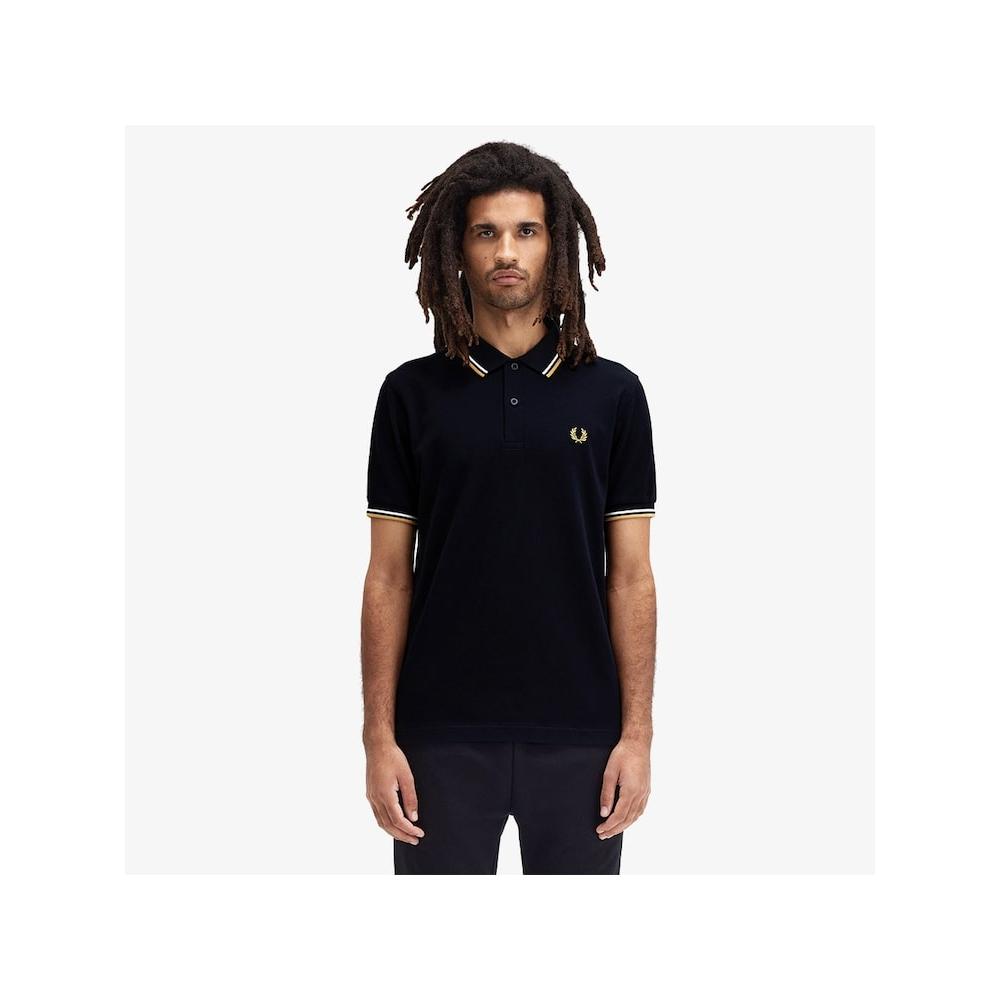 Fred Perry [hq Genuine] Fred Perry [m3600] Футболка Twin Tip Fred Perry W53 Afpm2433600 W53 qzgAfpm2433600 W53