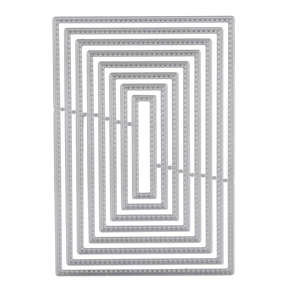 Diecut Carbon Steel Embossing Cutting Die Template Rectangular Sewing Thread Carving Mould