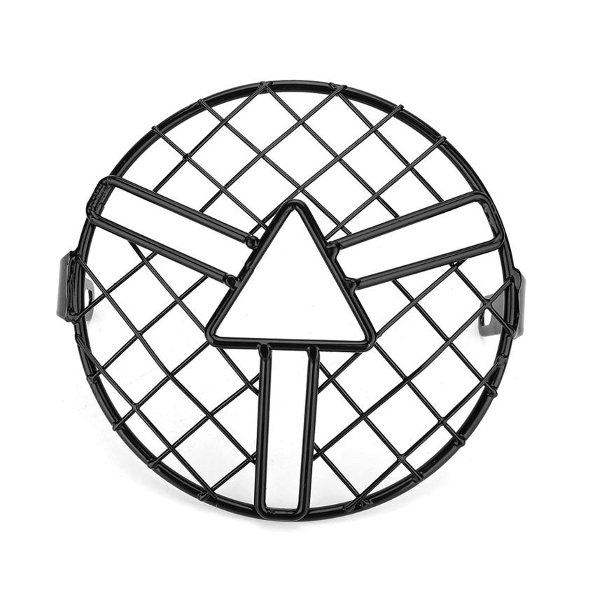 Универсальный мотоциклетный винтажный протектор фары ретро-решетка фары крышка лампы для Harley Ducati Chopper Yamaha Cafe Racer