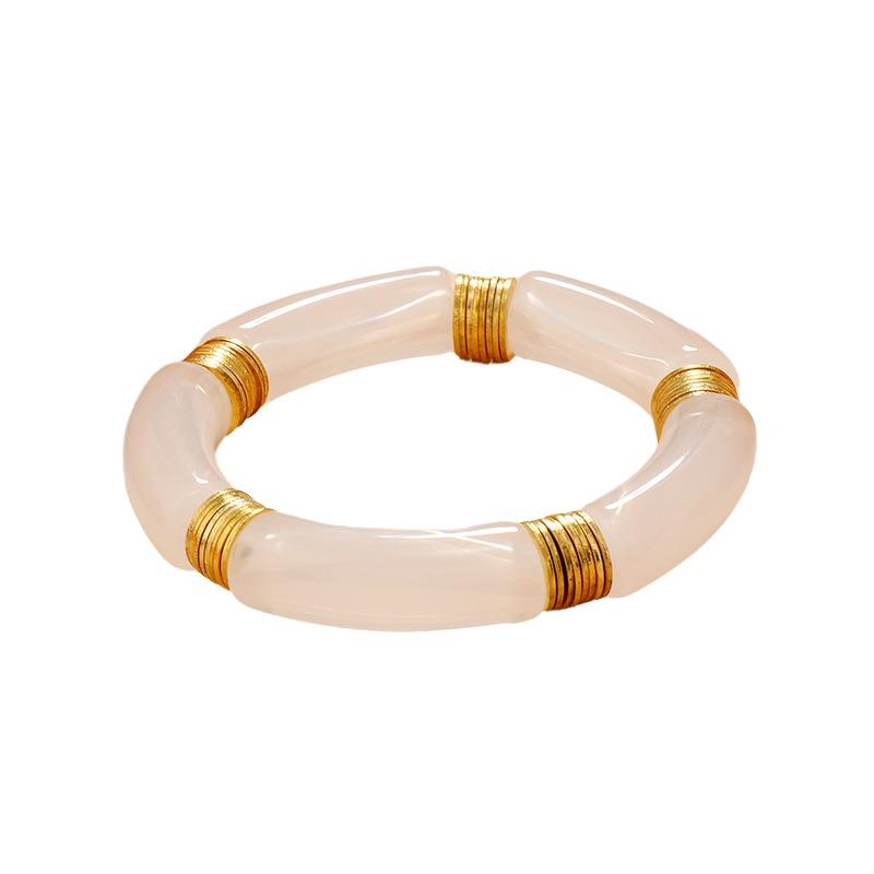 Богемные массивные браслеты Геометрические ретро кольца на руку Преувеличенные смоляные браслеты Подарок для девушек