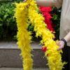 DIY 2M Natural Turkey Feather Boa Bulk - Pink Marabou Plumes for Wedding Decor, Carnival Costume, DIY Shawl Accessories