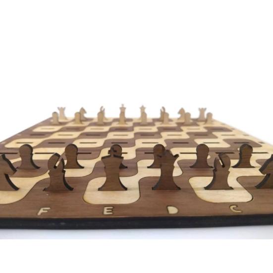 Мини Собранная Шахматная Доска Портативная Дорожная Деревянная Шахматная Доска с Отделениями для Хранения Детская