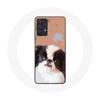 Maniacase Case for Samsung Galaxy A32 4G Japanese Chin Black and White Dog Breed