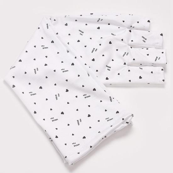 1 пара перчаток с лампой для ногтей, супермягкие, устойчивые к ультрафиолетовому излучению, эластичные, дышащие, без ворса, защита от солнца, полиэфирное волокно