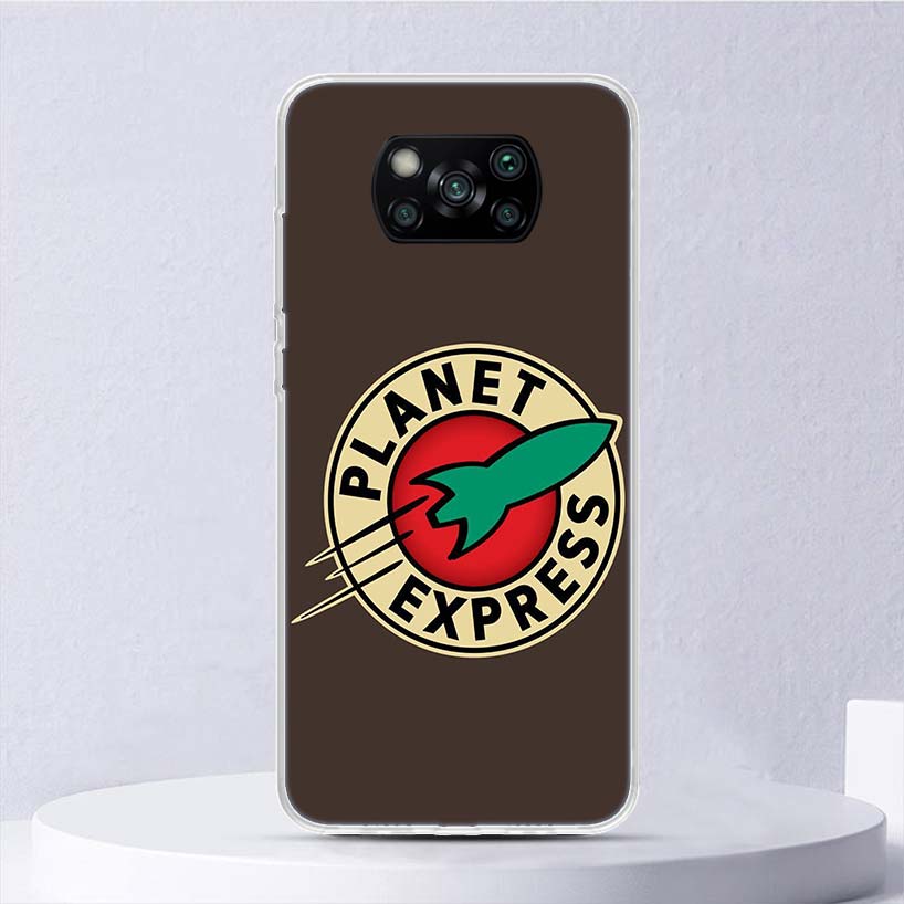Futurama Planet Express Soft Case For Xiaomi Poco X7 X6 X5 X4 X3 Nfc F7 Ultra F6 F5 Pro Phone Cover F4 Gt F3 M5S M4 M3 M5 M6 Coq