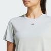Adidas Футболка Hiit Heat.Rdy Sweat-Conceal Logo для женщин, топы, серебристо-серый IM2635