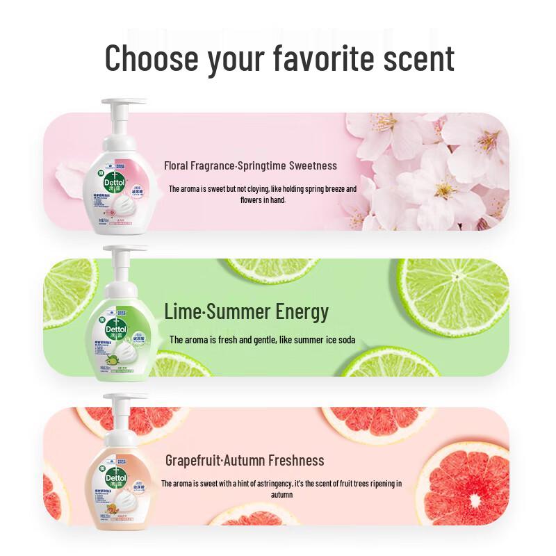 Dettol Hyaluronic Acid Foaming Hand Wash 4-Pack