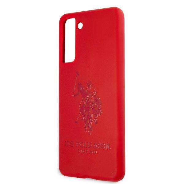 Etui do Samsung Galaxy S21 Plus US Polo Silicone Czerwone