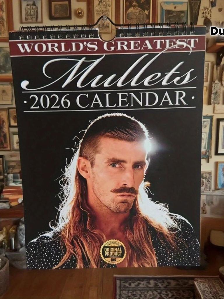2026 Mullet Calendar Stylish Calendars Desktop Planner For Home Decor Target List Schedule Organizer Office Supplies