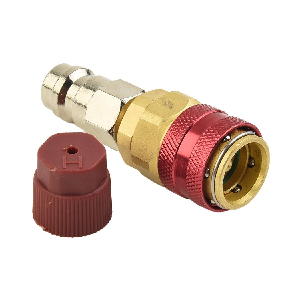 Quick Coupler Adapters for High Side Extension In Car Air Conditioning