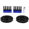 20mm 5x112 Hub Centric Wheel Spacers 66.6mm Bore M14x1.25 Tapered Bolts for BMW X5 G05 X7 G07 2018+ Mini with Ball Bolts