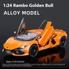 1/24 Lamborghini Revuelto Alloy Metal Diecast Model Car Sound and Light Children Toys Collecting Hobbies Gifts with Boys Present