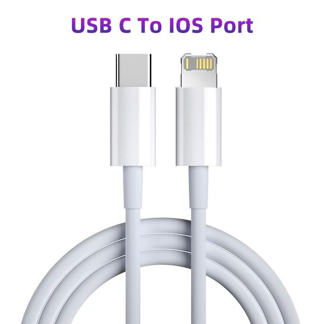 USB C Cable iPhone 11 12 13 14 Pro X XR 20W iPhone Fast Charge Cable 8 7 iPad PD Charger USB C Cable IOS Data Cable