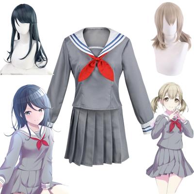 Игровой проект Sekai, красочный сценический подвиг, косплей, Hoshino Ichika Azusawa Kohane, школьная форма, костюм моряка, аниме, костюмы с париком